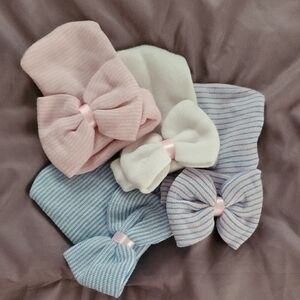 Amazon Kids Bow Headband Collection - Pink, White, Blue
